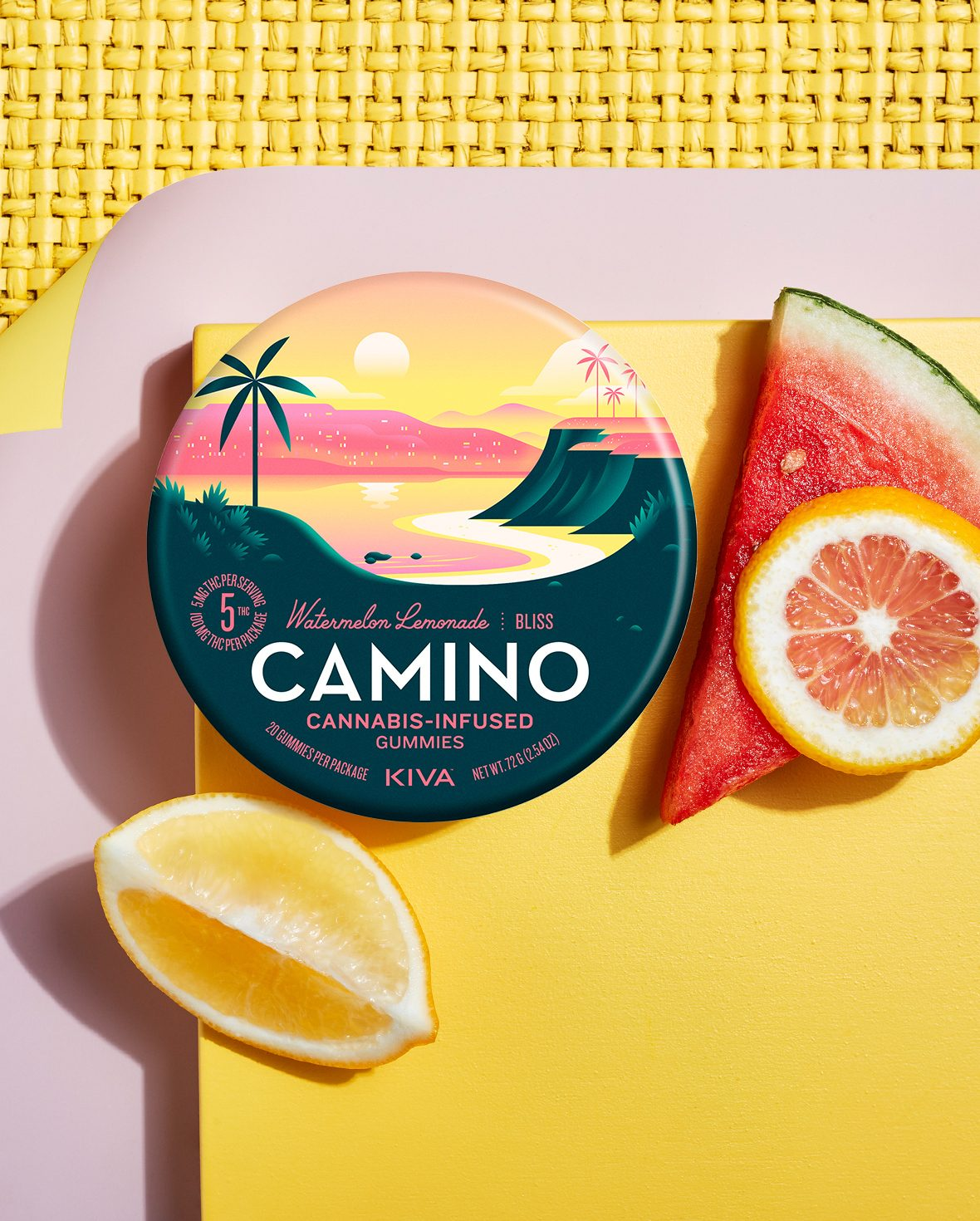 Photograph of product: Fruit Chews 20 Pack - Watermelon Lemonade