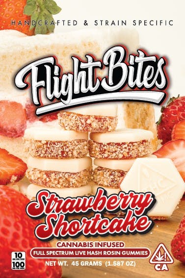 Photograph of product: Strawberry Shortcake Live Rosin Gummies - 