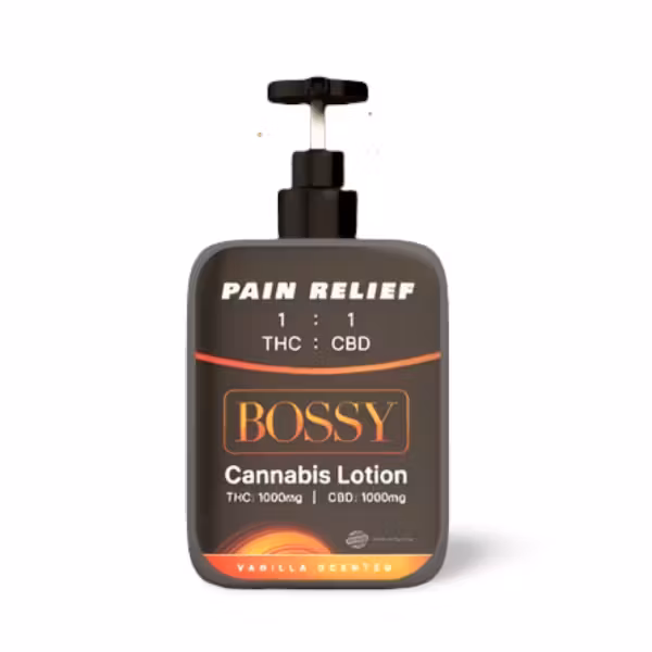 Photograph of product: Bossy 1:1 Lotion | 4oz thc cbd VANILLA