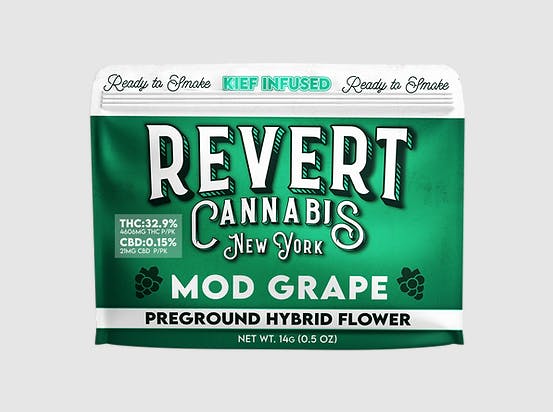 Photograph of product: REVERT | GROUND FLOWER | MOD GRAPE | 14G