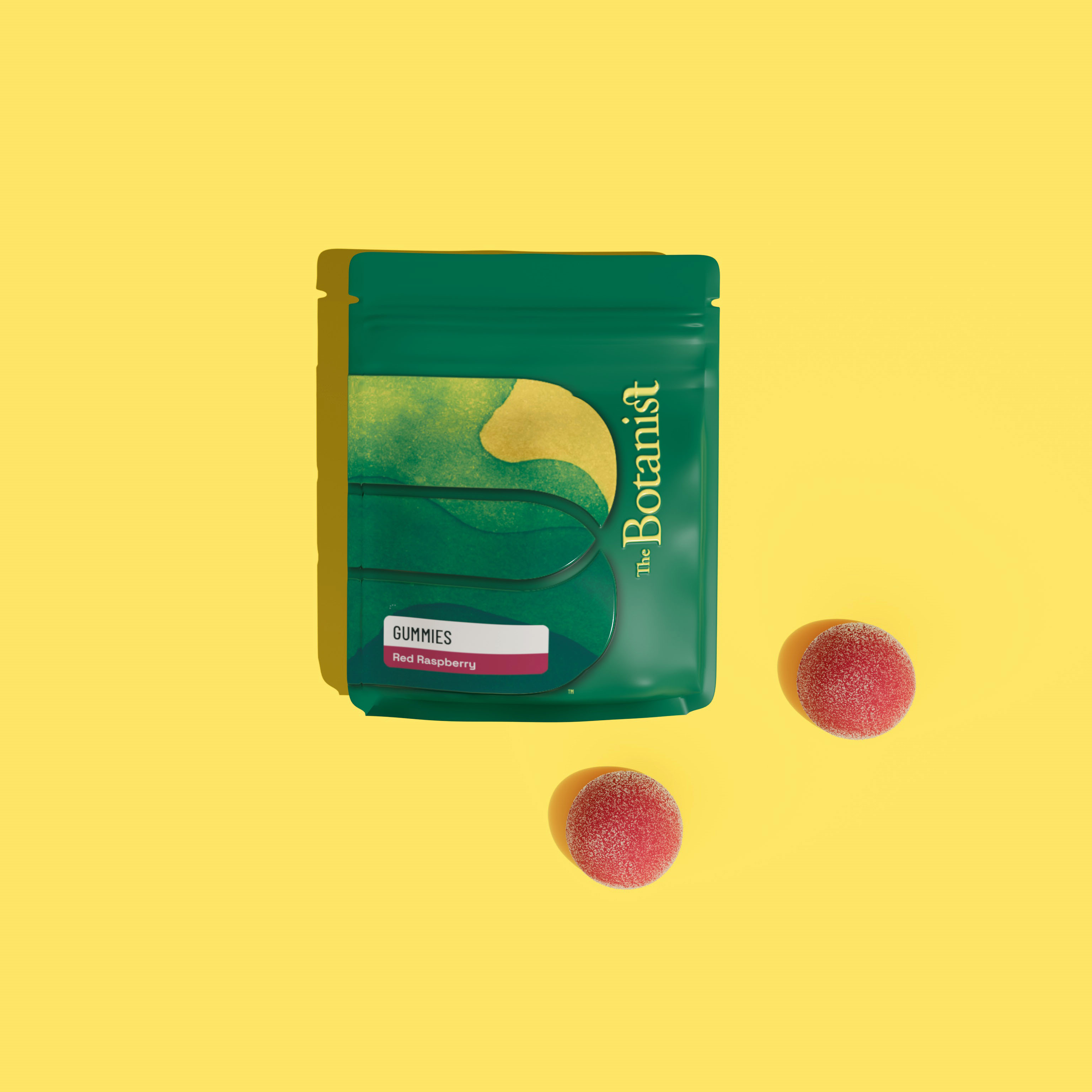 Photograph of product: The Botanist - Red Raspberry Gummies 100mg