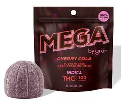 Photograph of product: GRON 100mg TH-oui Rosin Cherry Cola Mega