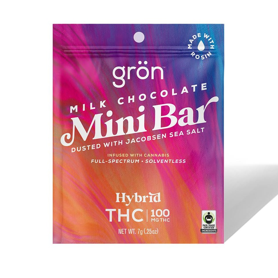 Photograph of product: Gron Mini Milk Chocolate Bite 100mg