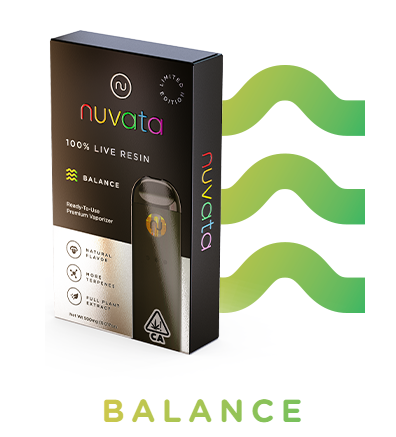 Photograph of Product: CoC NUVATA LLR Disposable - Garlic and Bananas (Balance) .5g