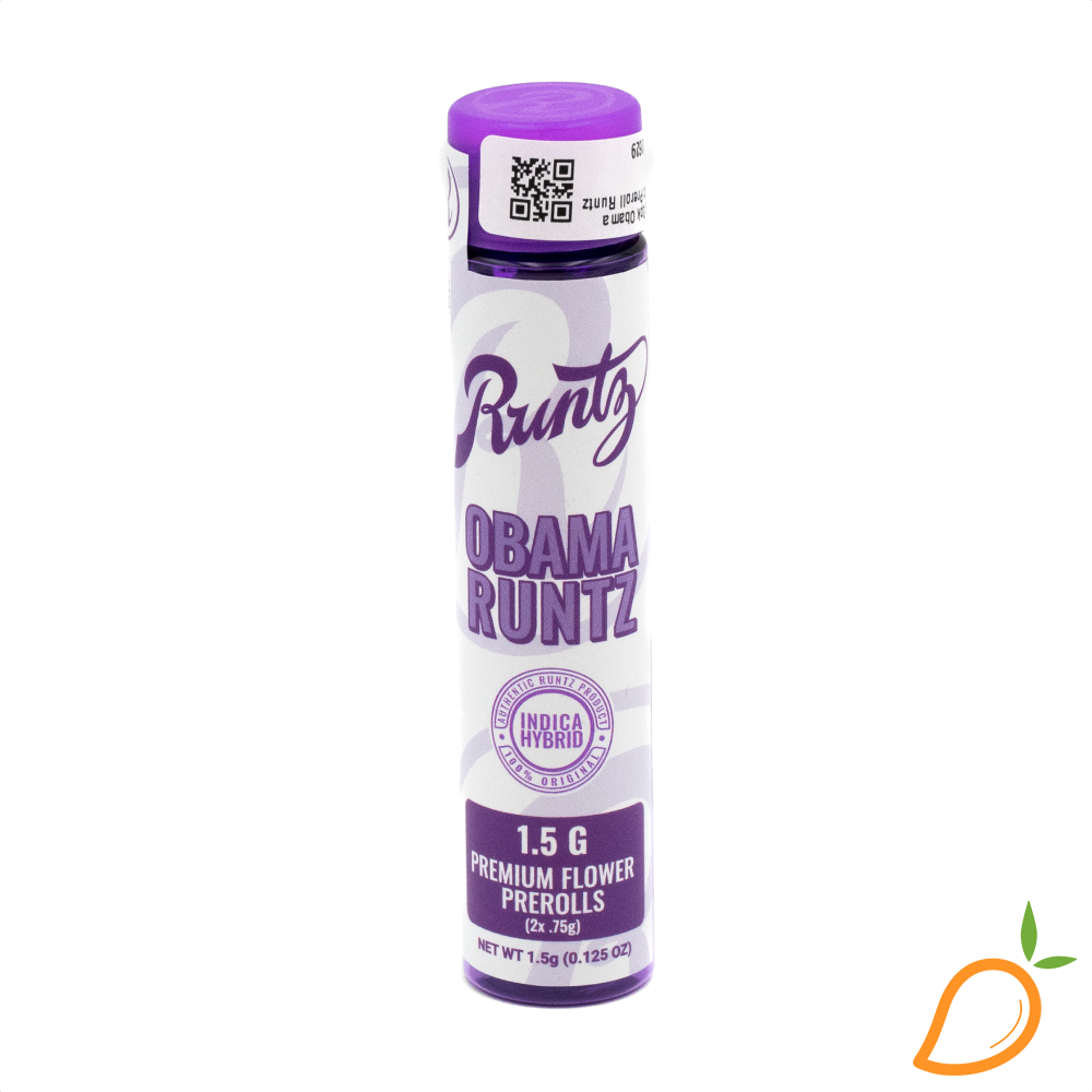 Photograph of product: 1.5g 2pk Obama Runtz Preroll Runtz