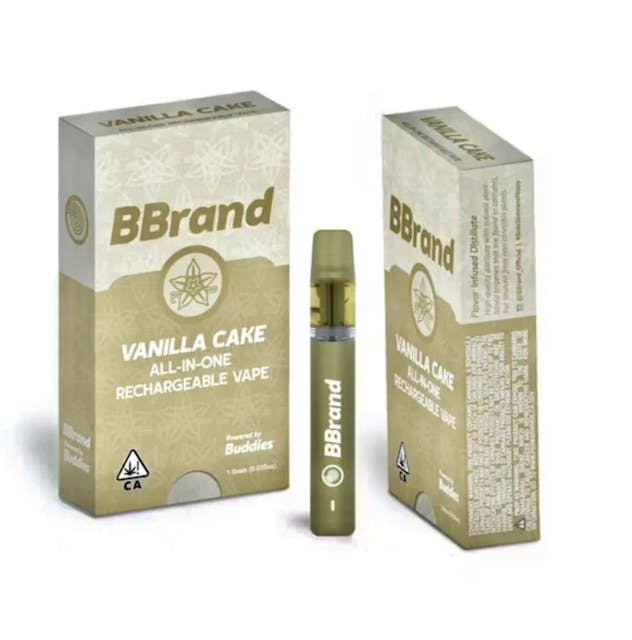 Photograph of product: BBrand - All In One Vanilla Cake Disposable - 1g