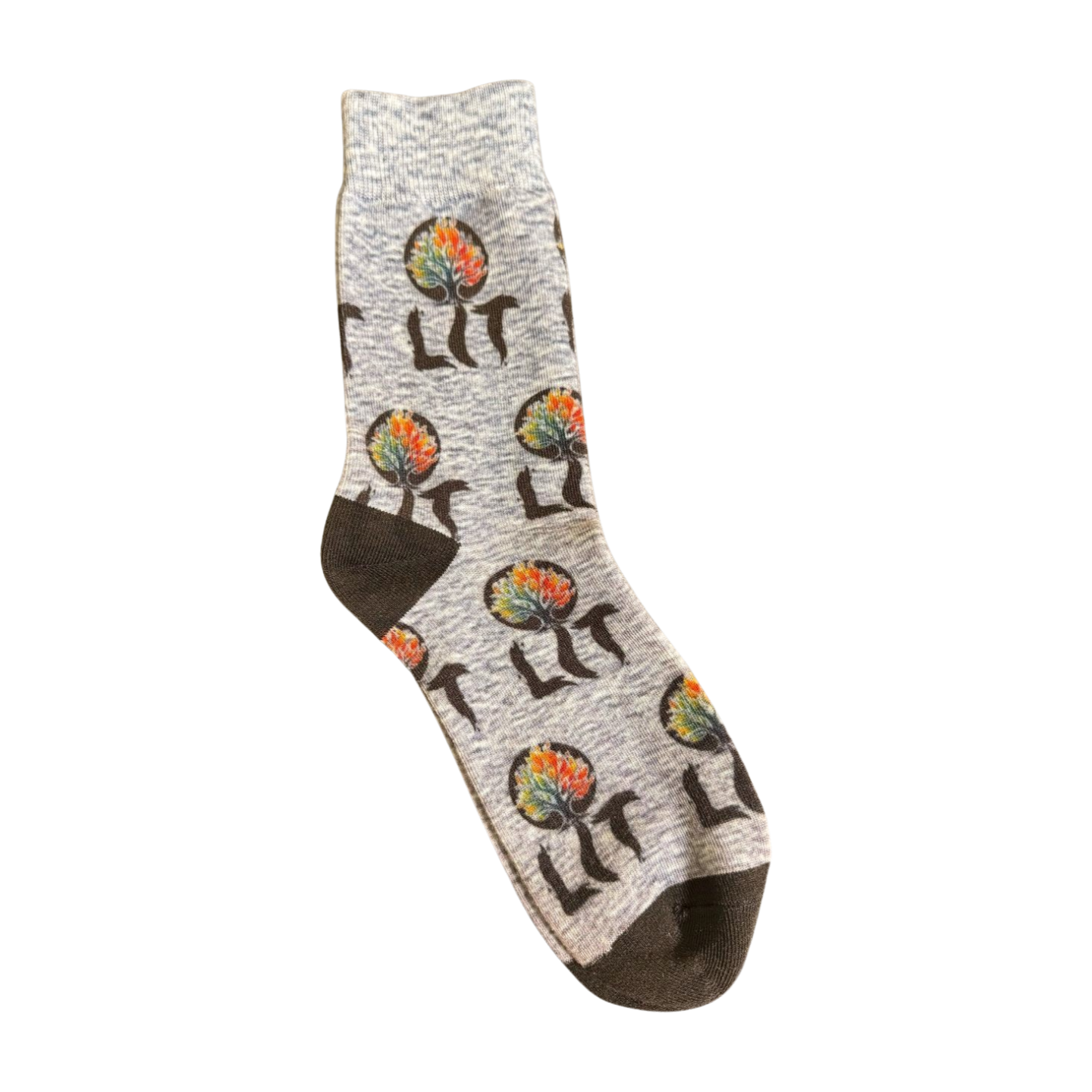 Photograph of product: LIT | A.O.P. Socks | Heather Grey