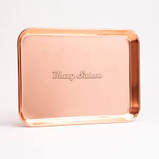 Photograph of product: Tray | Blazy Susan Metallic | Rose
