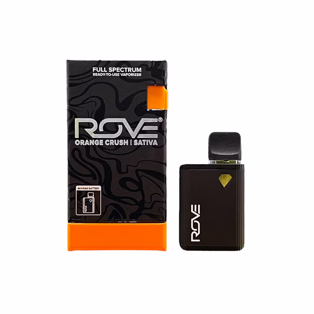 Photograph of product: Orange Crush (S) | Rove Mini Bar Live Resin Diamond Vape