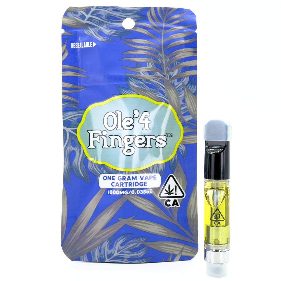 Photograph of product: Ice Cream Cake 1g Distillate Cart - Ole' 4 Fingers