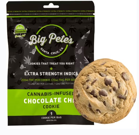 Photograph of product: Big Pete's Chocolate Chip Extra Strength Single 200mg