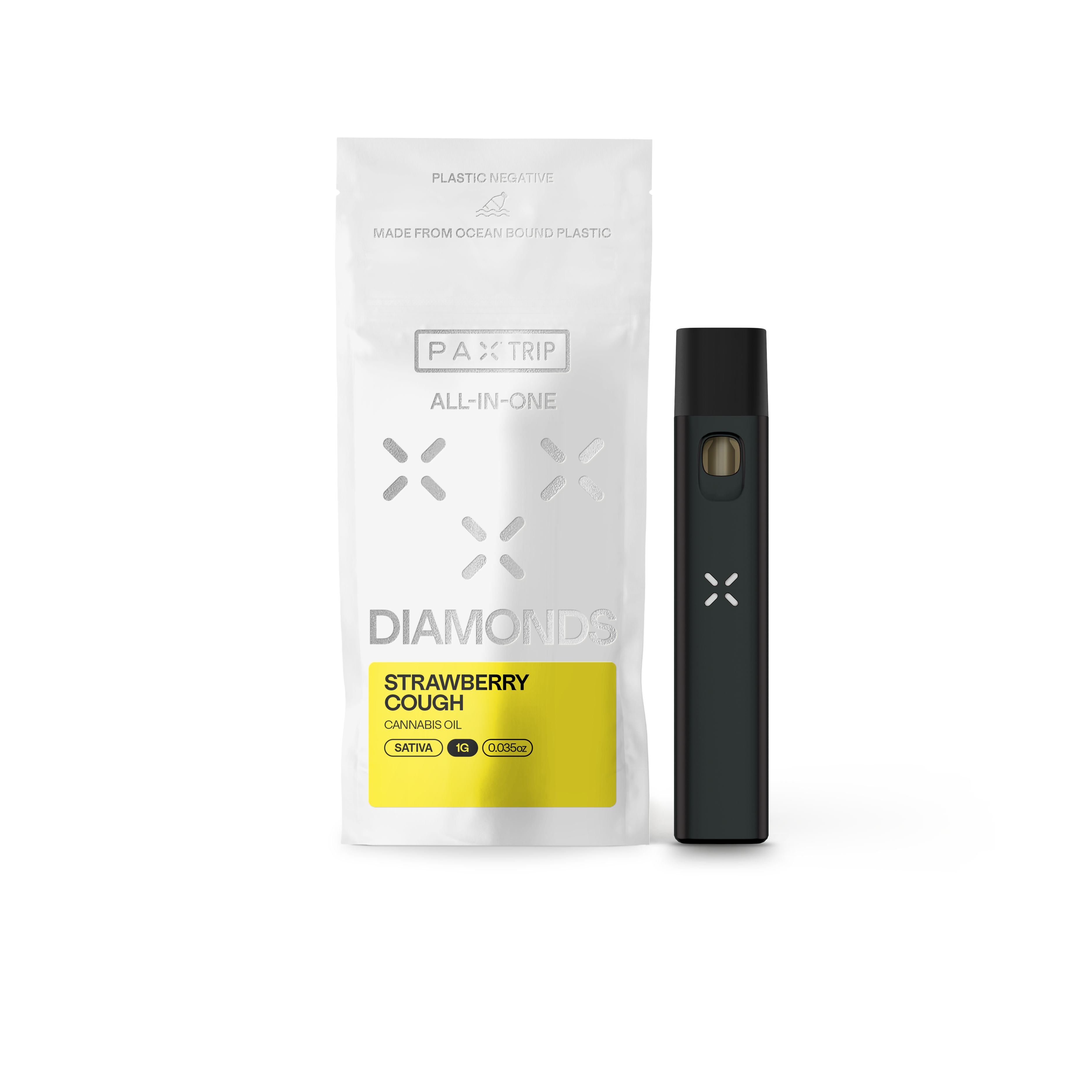 Photograph of product: PAX | Trip Diamonds | Strawberry Cough 1g