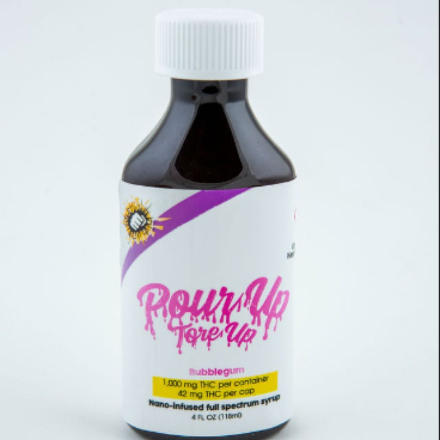 Photograph of product: Pour Up - Bubble Gum 1000 (mg)