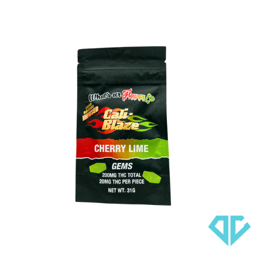 Photograph of product: Cali-Blaze Cherry Lime Gummies 200MG