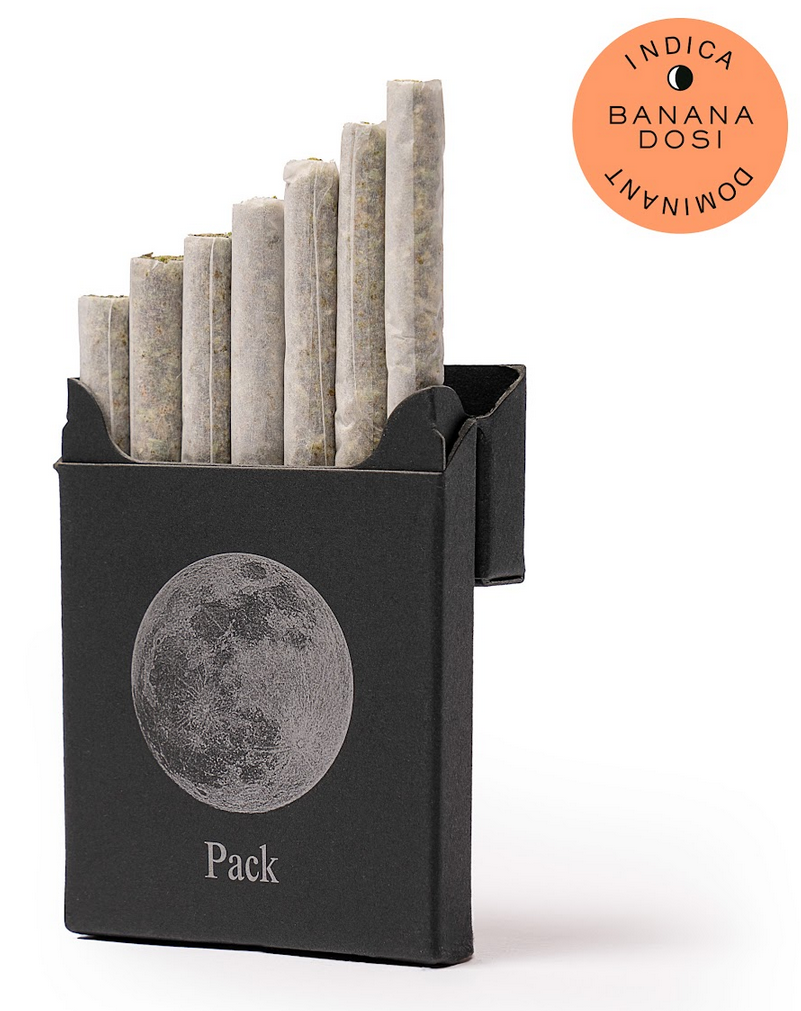 Photograph of Product: Banana Dosi | 7 Pack | Pre rolls Indica | Husdon Cannabis