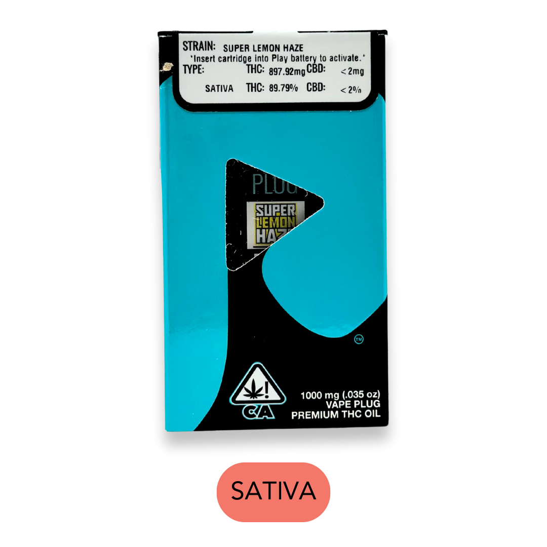 Photograph of product: Plug Play - DNA - Super Lemon Haze S - Vape Pod - 1.0g