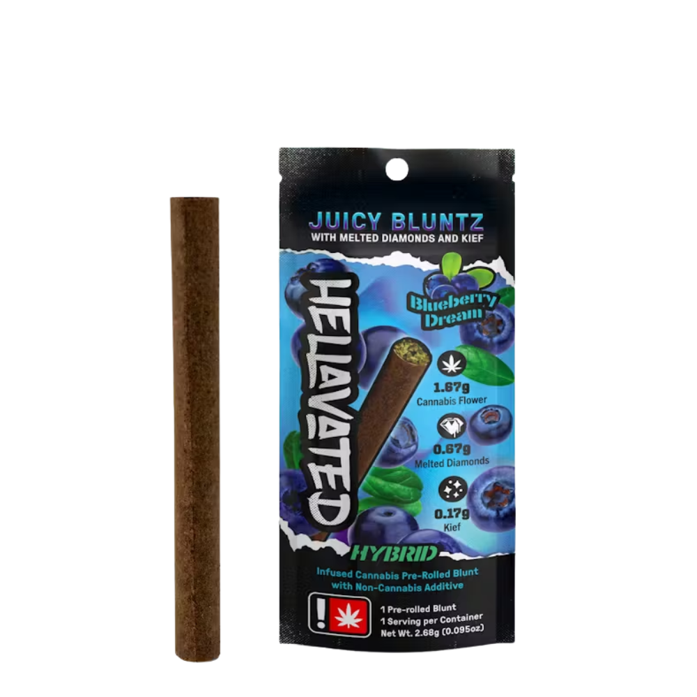 Photograph of product: Hellavated - Blueberry Dream (Infused Blunt)