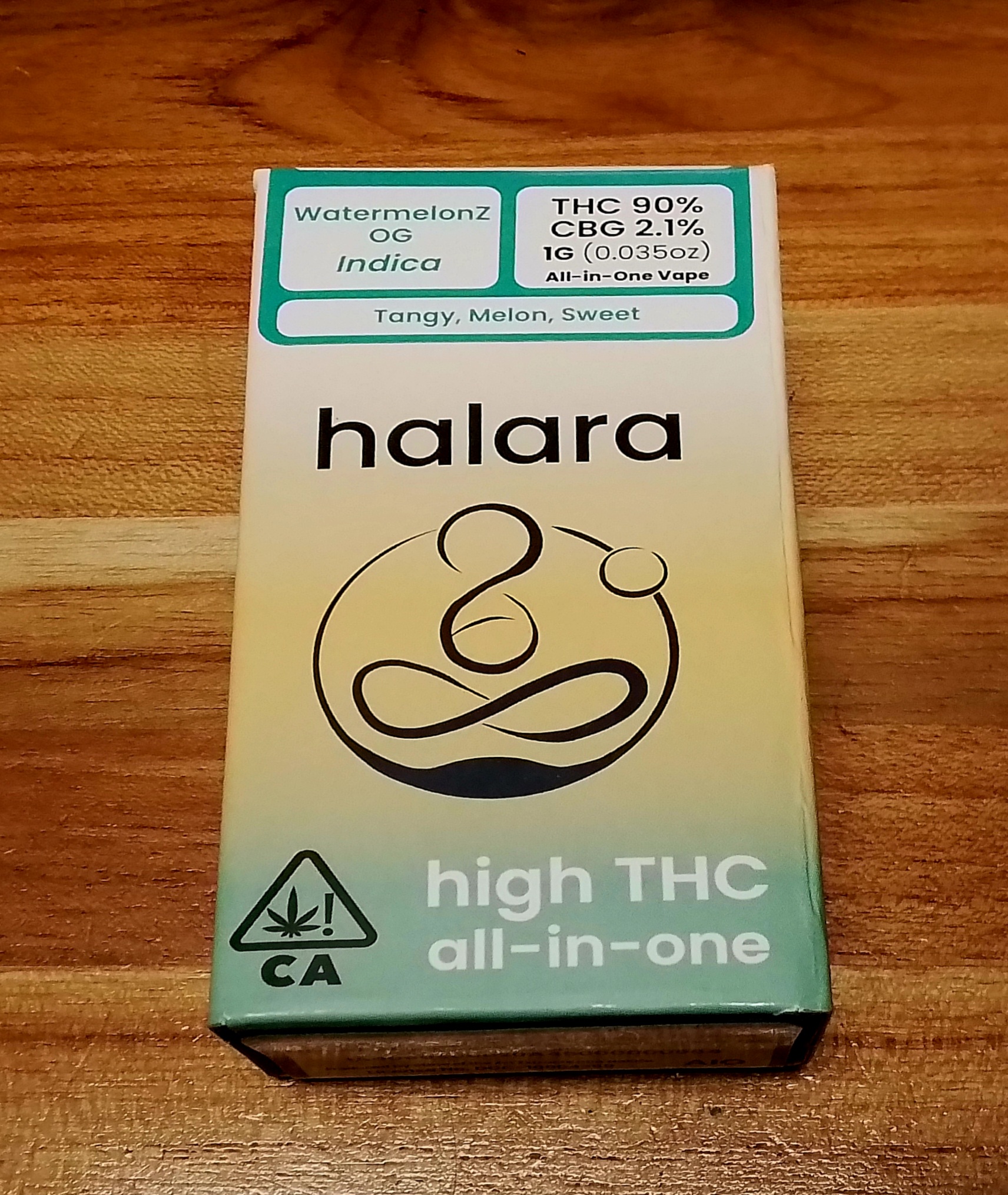 Photograph of product: Watermelon Z OG | High THC All-In-One