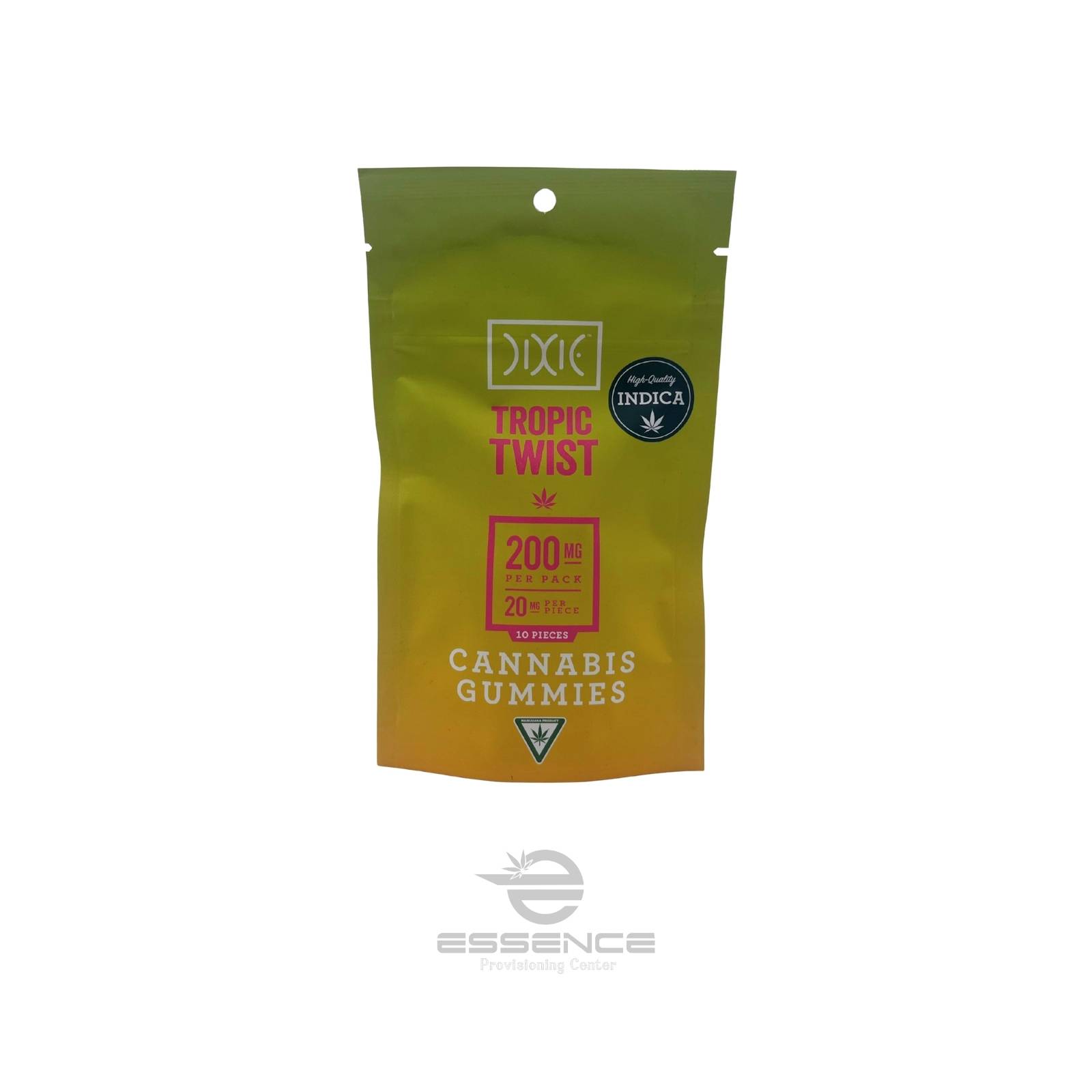Photograph of Product: Dixie - Tropic Twist Gummies - 200mg (Indica)