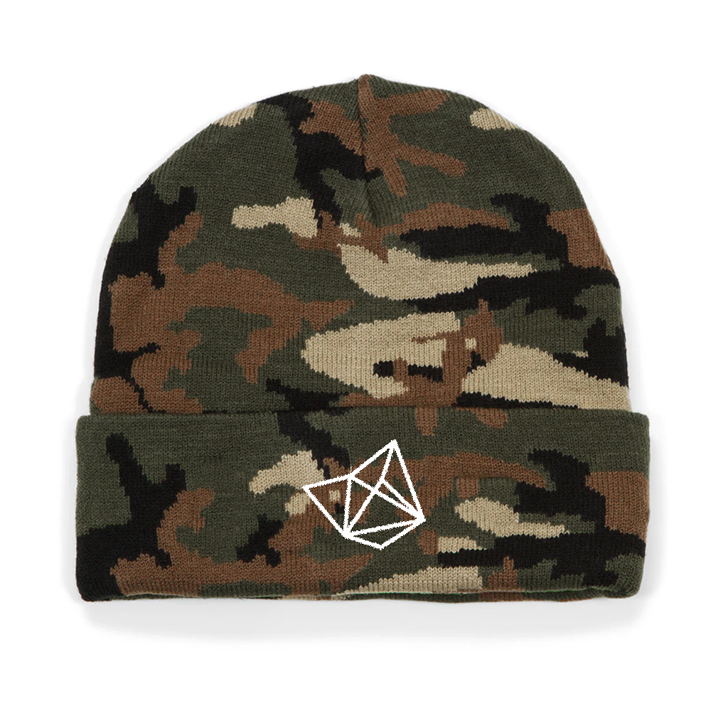 Photograph of product: Theory Wellness Winter Seasonal Camo Beanie