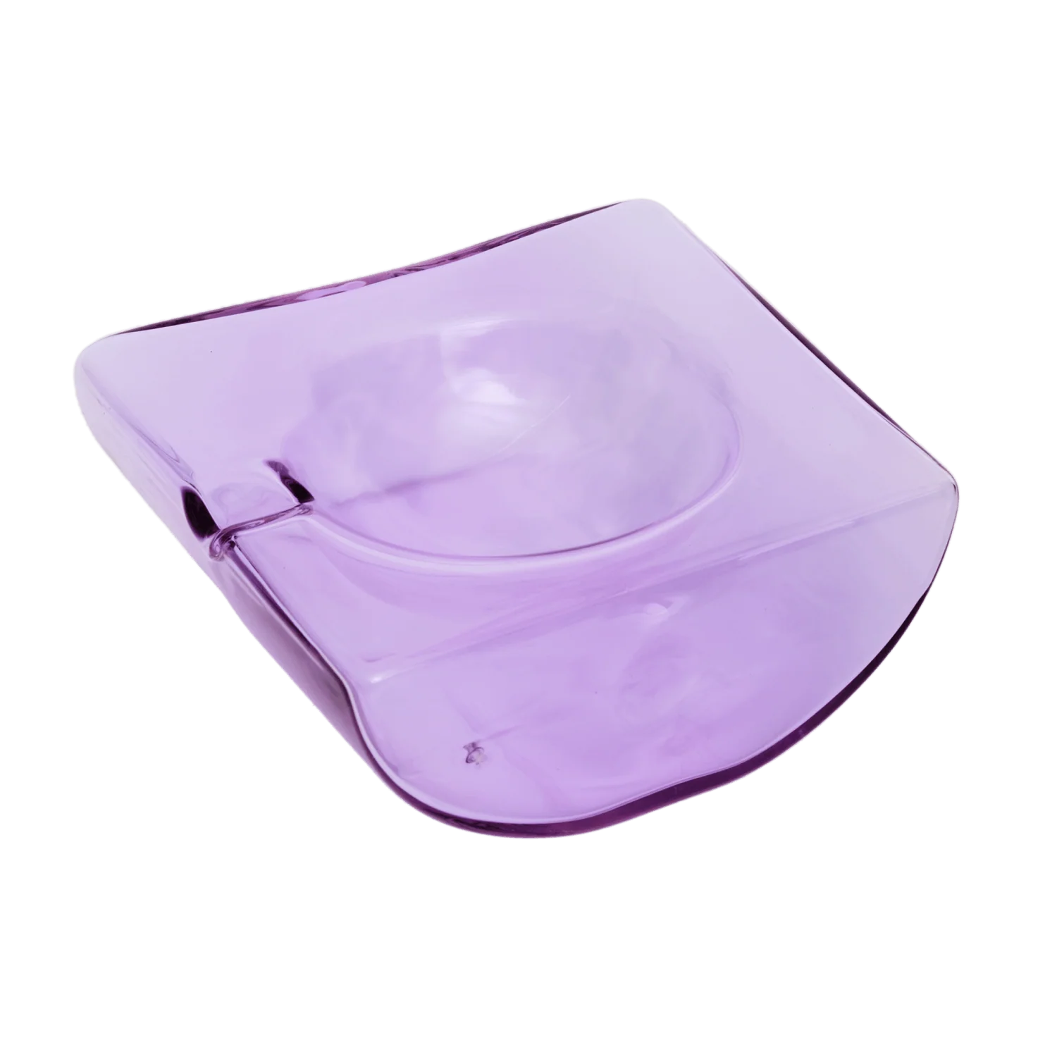 Photograph of product: Half-Circle Ashtray - Lilac | Yew Yew