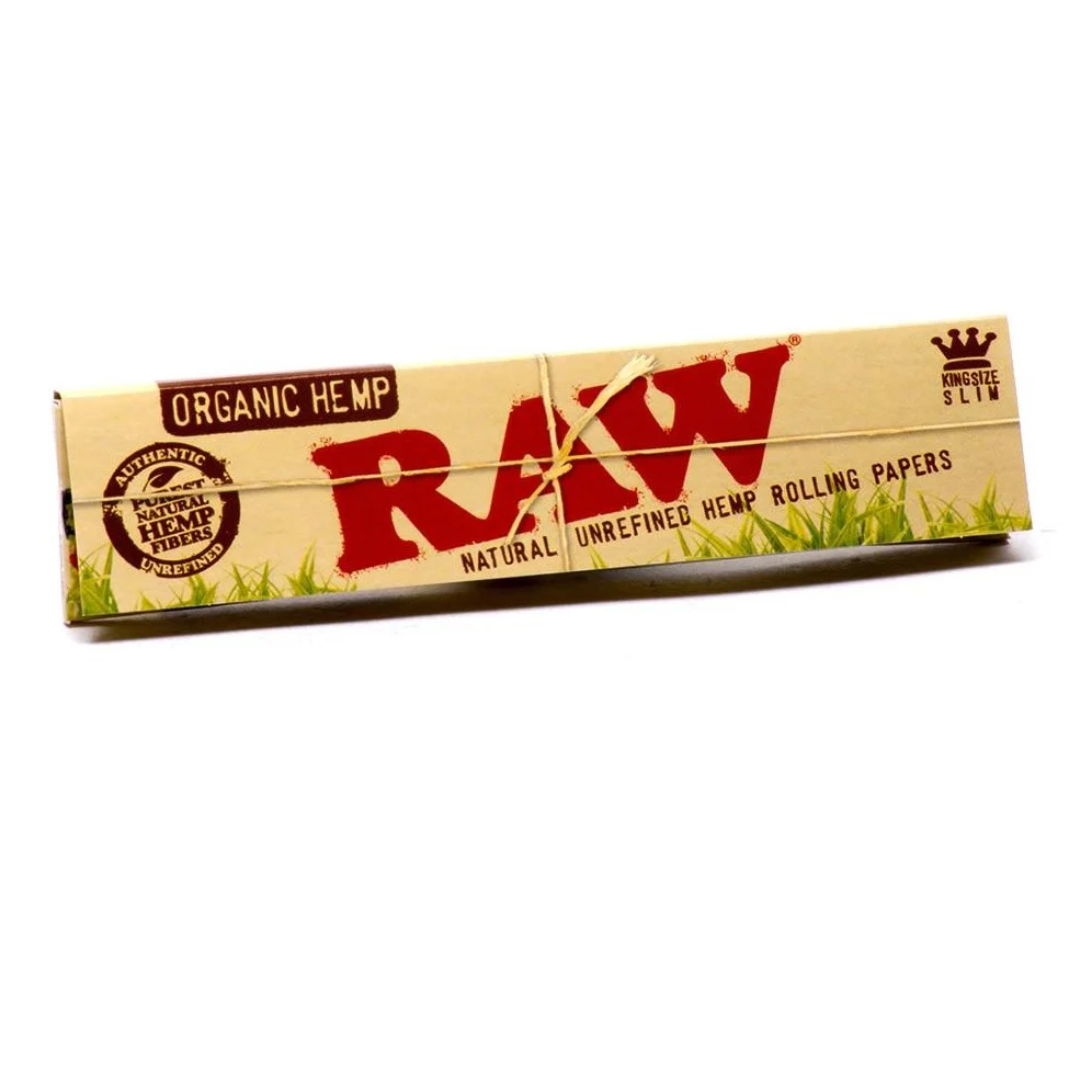 Photograph of product: Raw | King Size | Slim Organic Hemp Rolling Papers