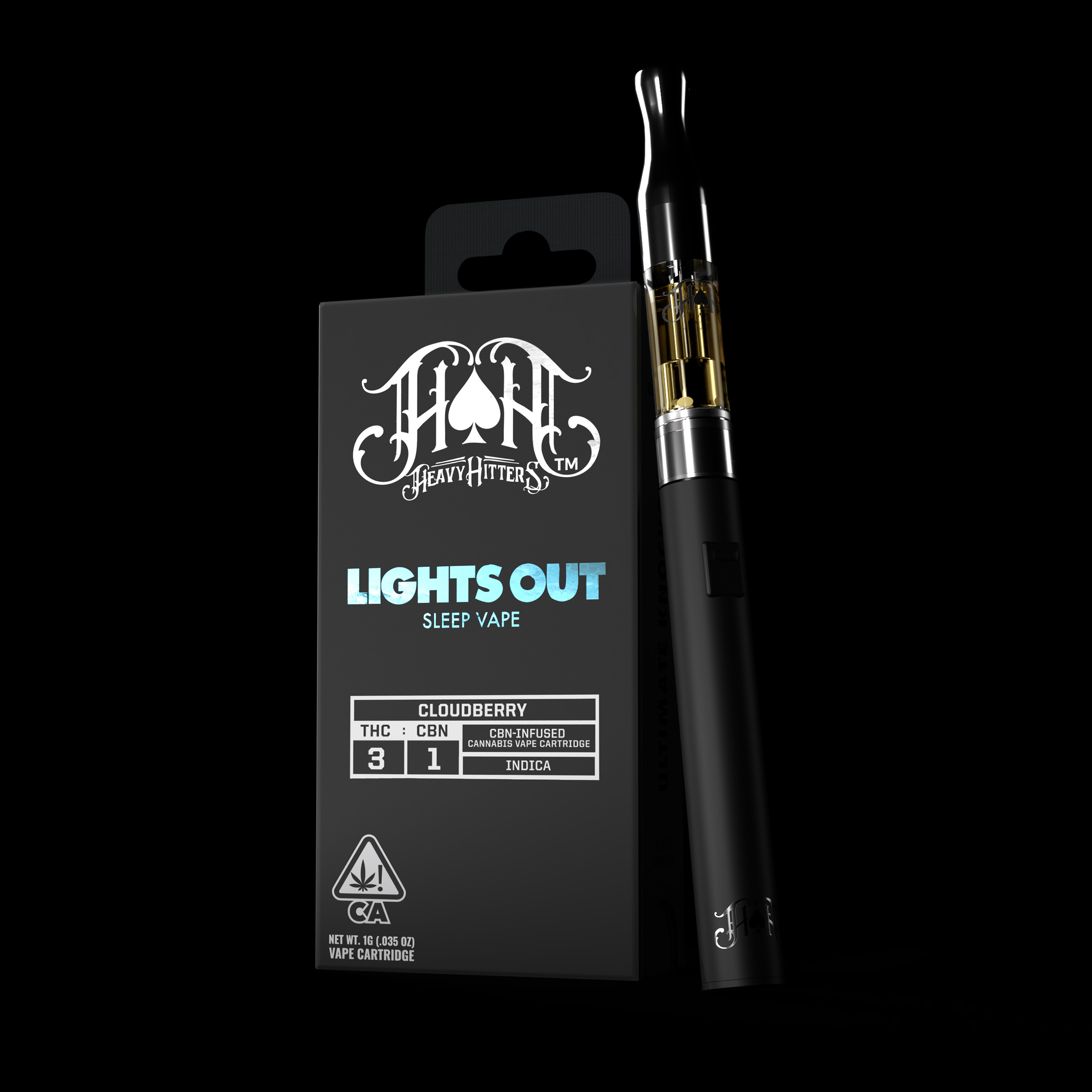 Photograph of product: Heavy Hitters - Cloudberry - AIO Vape