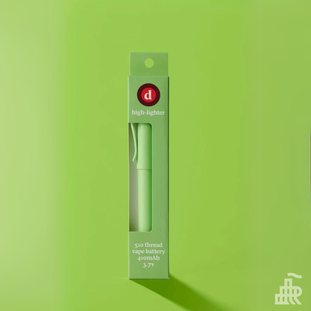 Photograph of product: Green Highlighter Battery