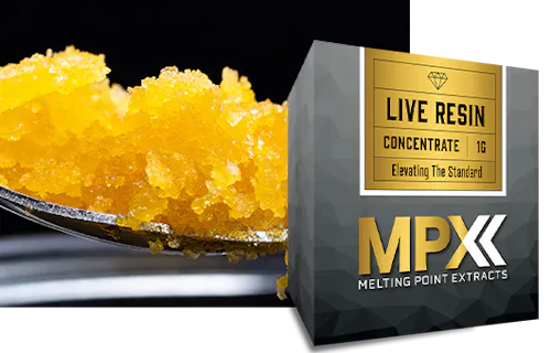 Photograph of product: MPX Concentrate 1g Live Resin- Sweet Tooth (Sugar)