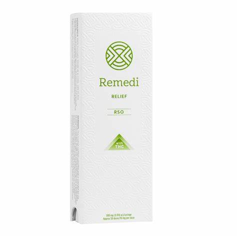Photograph of product: Relief RSO Syringe | 0.5g | RSO | Remedi