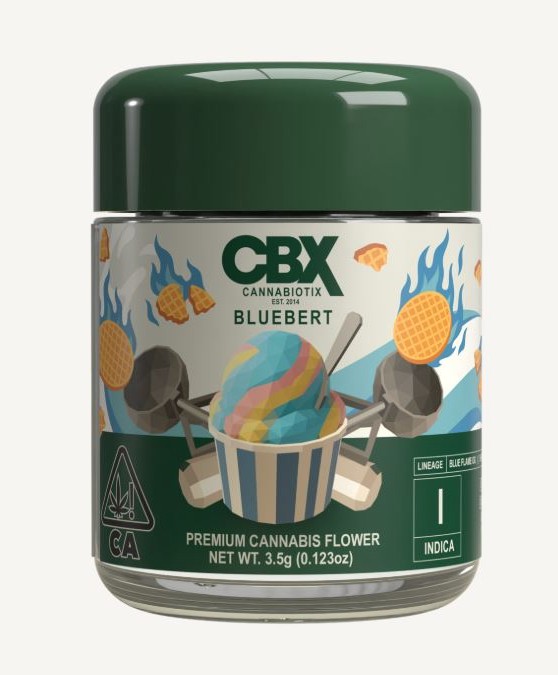 Photograph of product: CBX Bluebert - 3.5g