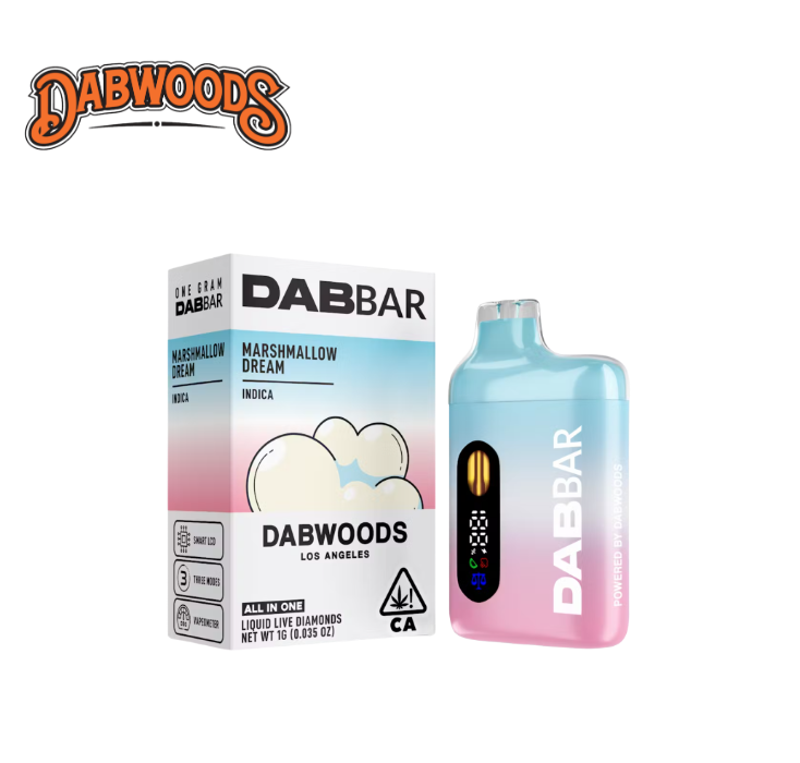 Photograph of product: MARSHMALLOW DREAM 1G LIQUID DIAMONDS ALL IN ONE DAB BAR