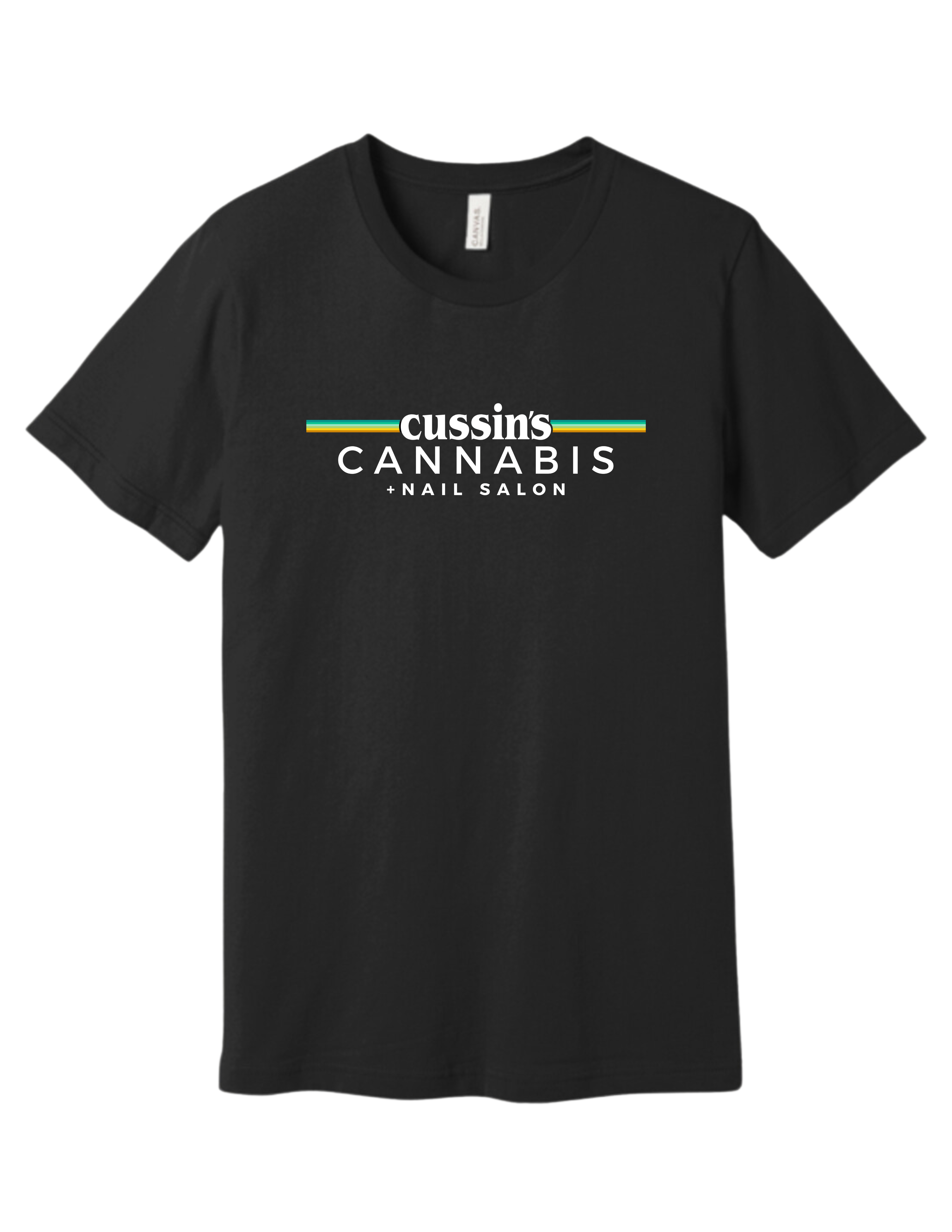 Photograph of product: Cussin's | T-Shirt Black | X-Large