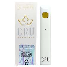 Photograph of product: CRU | Blue magic | Live Resin | 1ml | All-in-One | Vape