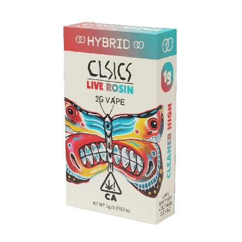 Photograph of product: CLSICS | Pink Lemon Up Live Rosin Cartridge | 1g