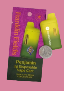 Photograph of product: Franklin Fields Live Resin Penjamin   Bubba  Cake