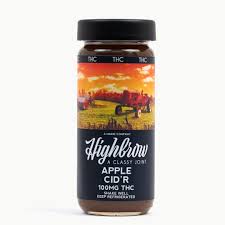 Photograph of product: Highbrow Apple Cid'r 12 oz. Drink (100 mg TH-oui)