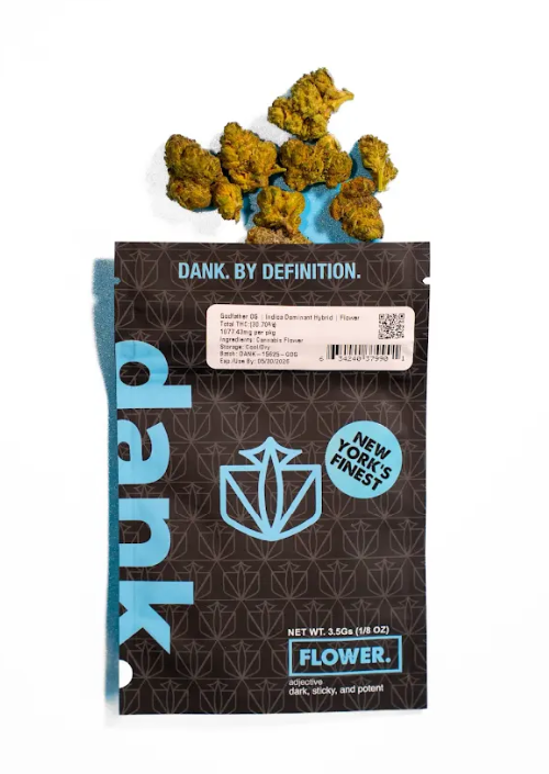 Photograph of product: Dank | Flower | Sungrown | Godfather OG - 3.5g