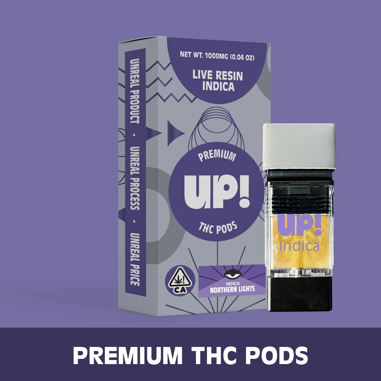Photograph of product: UP! - Northern Lights (Oui'd) Live Resin Pod