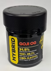 Photograph of product: Goji OG- - Flower - au chocolattag Honey - 3.5g