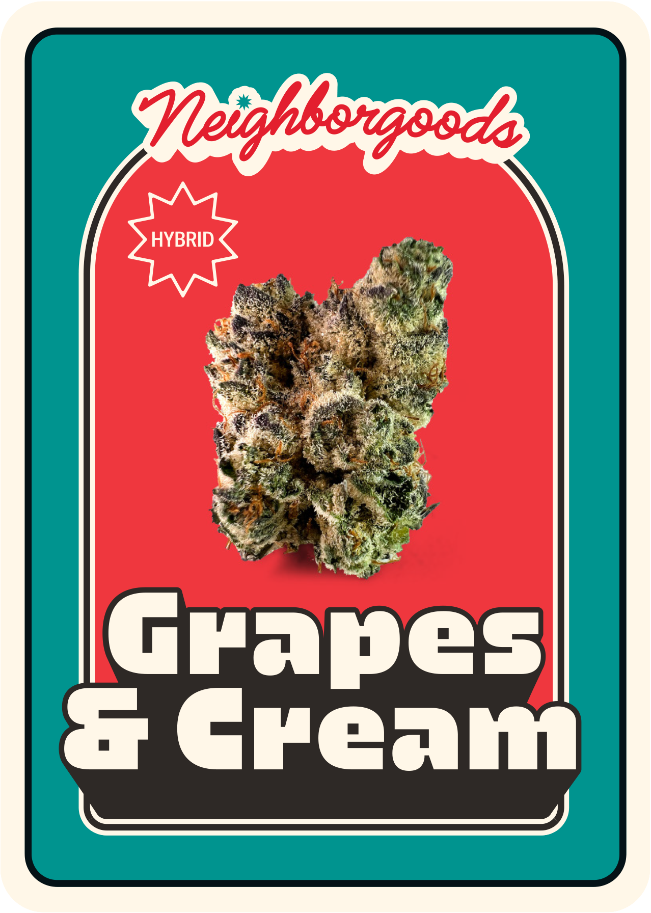 Photograph of product: Grapes and Cream | Hybrid | [2.83g]