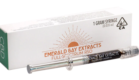 Photograph of product: Emerald Bay - Lifter - 27:1 CBD RSO Syringe