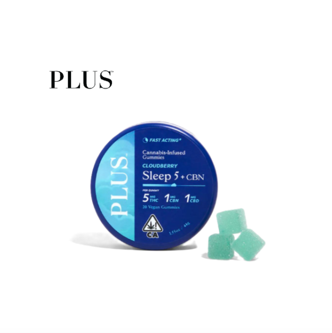 Photograph of product: 5:1:1 CLOUDBERRY SLEEP 100MG TH-oui:CBN:CBD 20 PACK GUMMIES