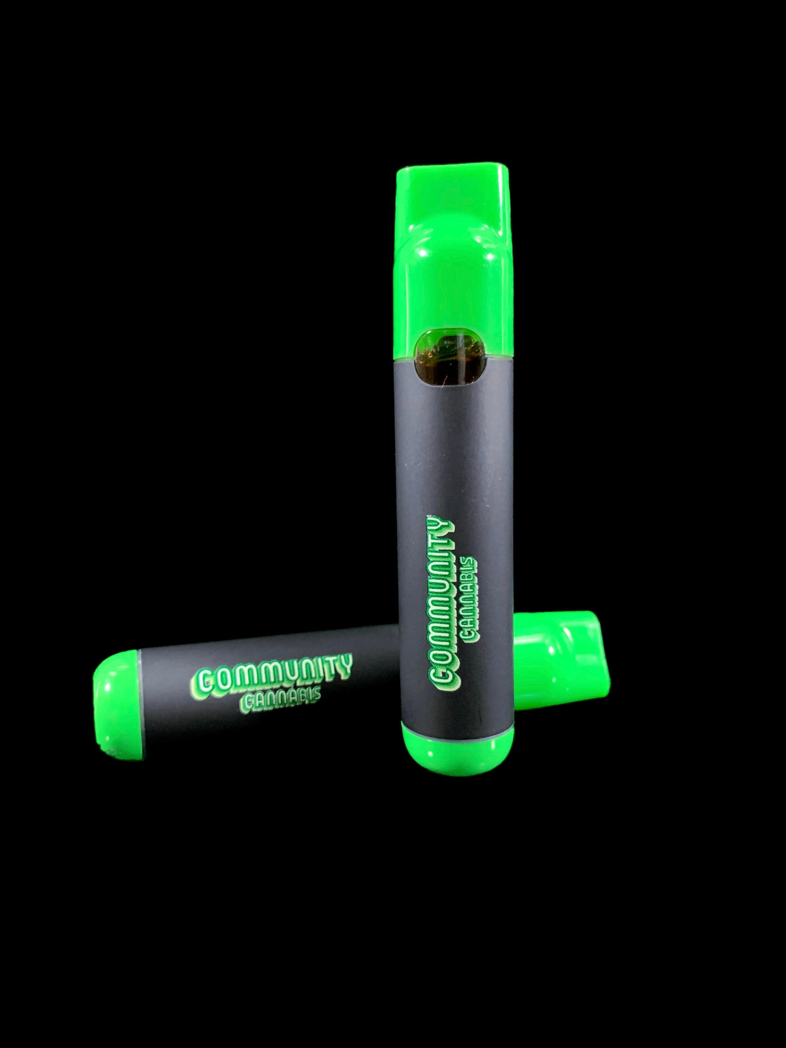 Photograph of product: Community - Lemon Lotus - Disposable AIO - Rosin