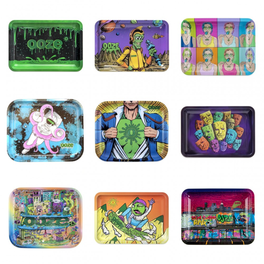 Photograph of product: #802 Ooze Brand Assorted Rolling Tray