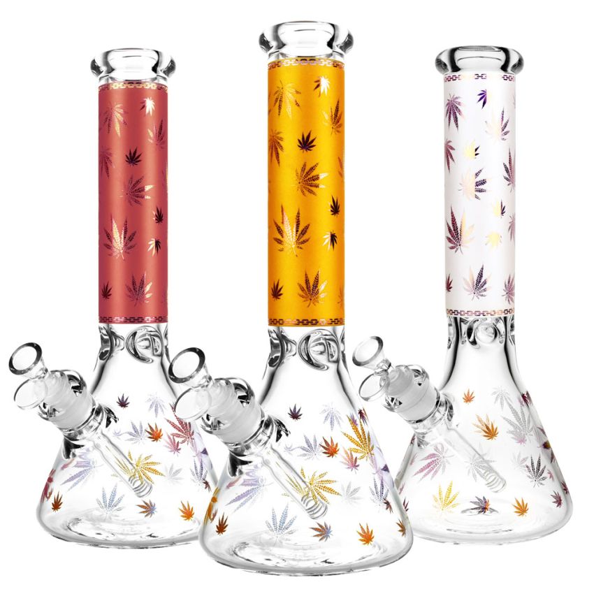 Photograph of product: Bong - Hemp Leaf Print - 14"