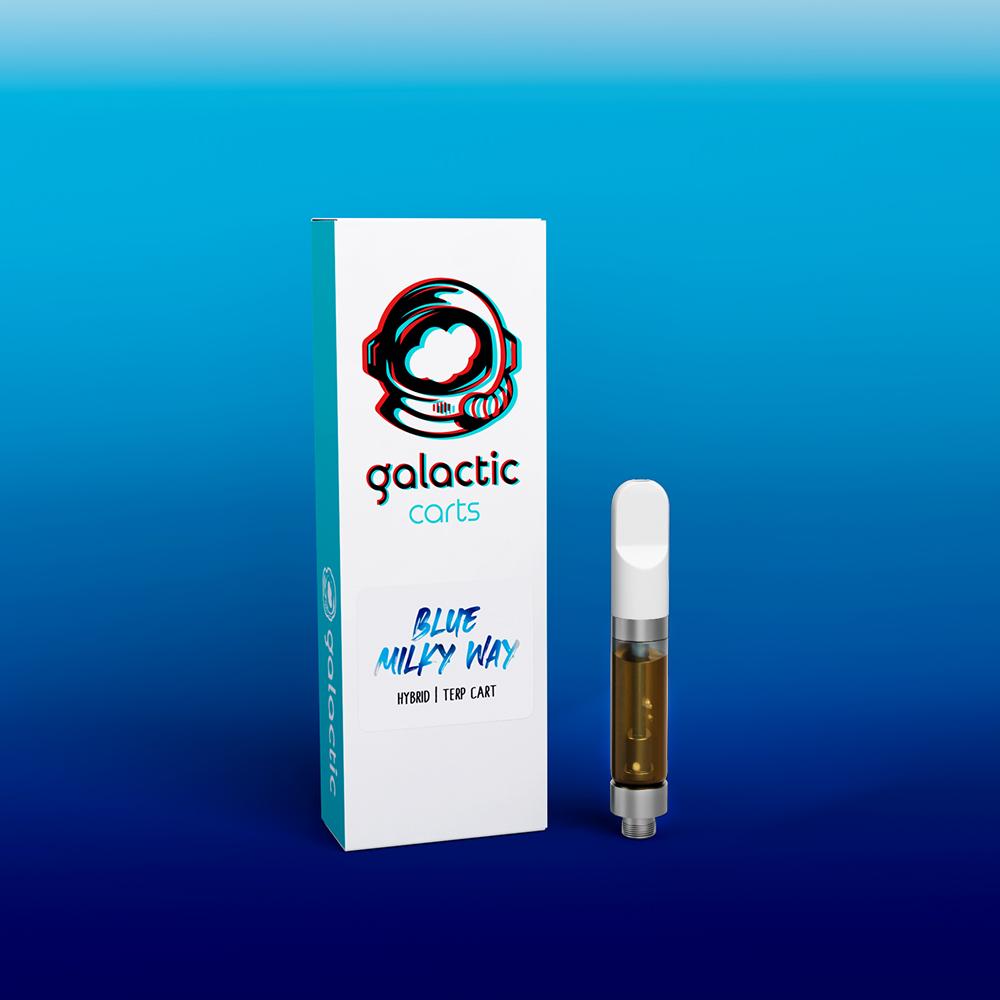 Photograph of product: Galactic | Distillate Cartridge | Blue Milky Way 1g