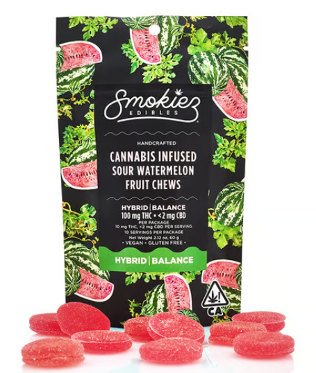 Photograph of product: Sour Watermelon Hybrid - 10pk | 100mg