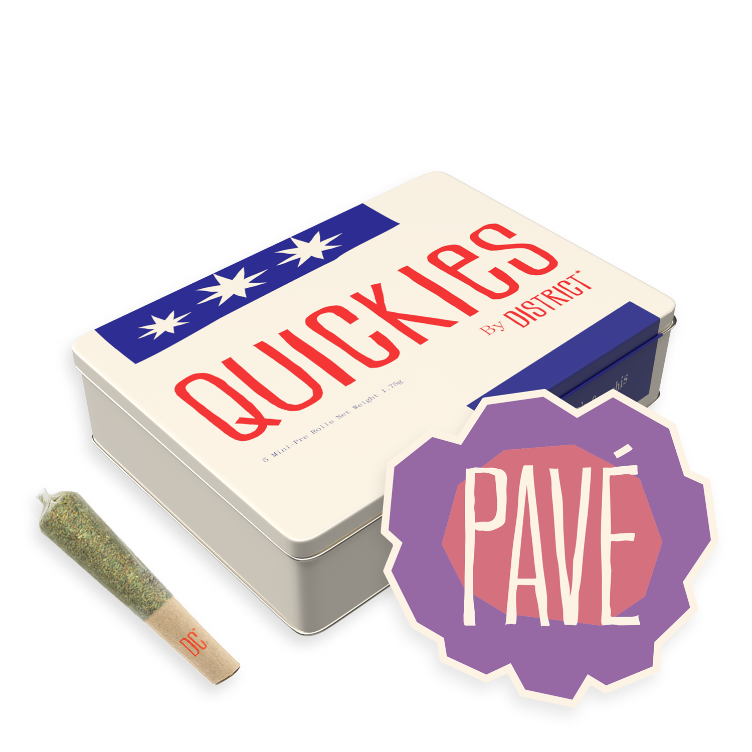 Photograph of product: Pave Quickies 0.35g 5pk