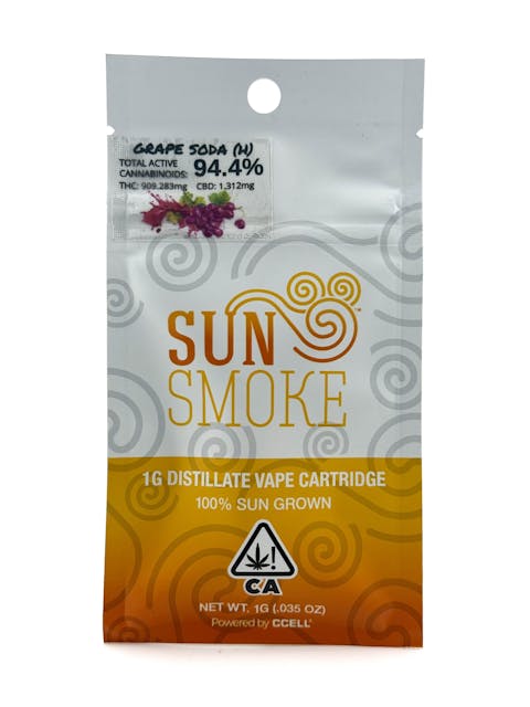Photograph of product: Grape Soda Cartridge - 1g - 